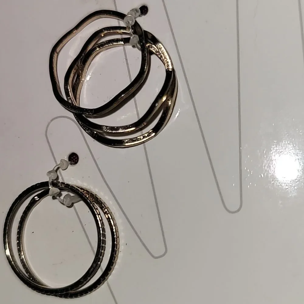 Gold Mid Finger ring set